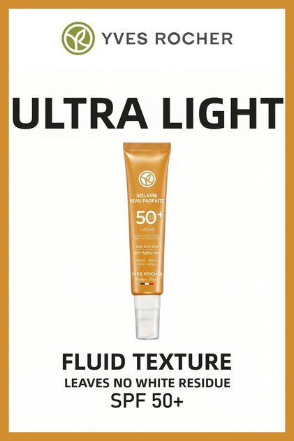 Uva Uvb Protective Anti-Blemish Light Texture Moisturizing Sun Care 40 ml Spf 50+ Anti-Aging Facial Sunscreen