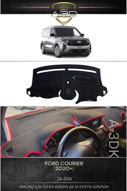 Ford Courier (2020+) Large Screen Front Dashboard Protection Cover Protector Case Mat Cover
