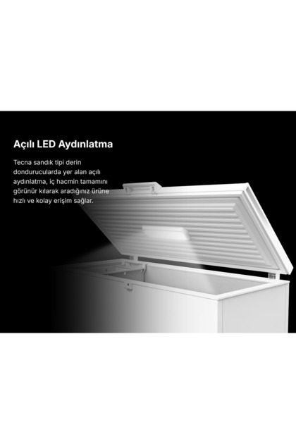 Tecna Dual Derin Dondurucu Ticari Büyük Boy 600 Lt TYE 6573