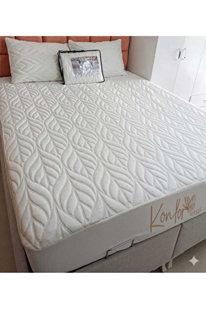 Konfor Cottony Fitted Su Geçirmez Pamuklu ve ses yapmayan Yatak Koruyucu Alez