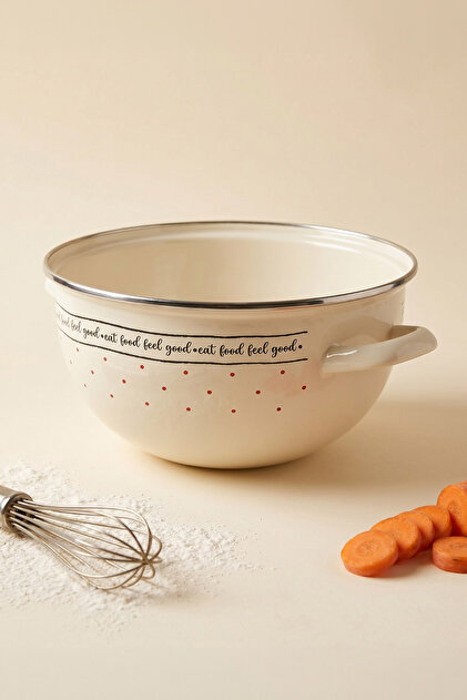 Feel Good Enamel Grater Mixing Bowl - 24 cm