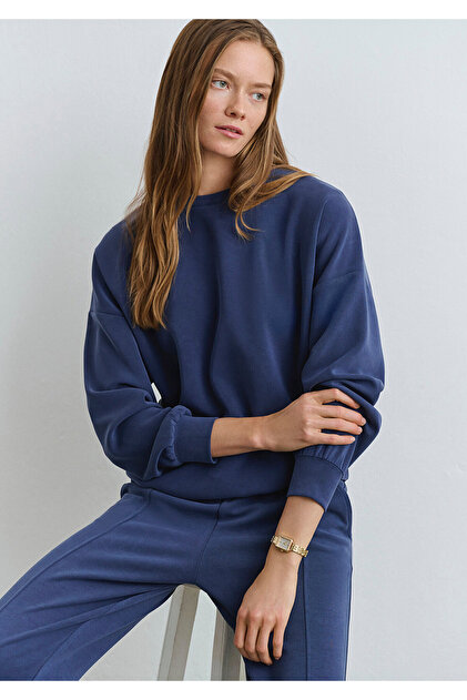 Mavi Soft-Premium Lacivert (TENCEL™) Modal Karışımlı Sweatshirt