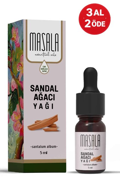 Sandal Ağacı Yağı 5 ml. (Sandalwood Essential Oil)