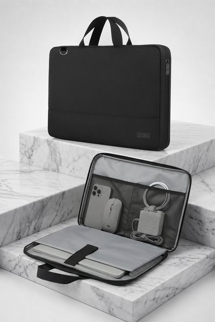 8.7/9/10.2/10.9/11/11.5/12/12.9 Inç Tüm Markalarla Uyumlu Organizer Omuz, El, Tablet Kılıfı Çantası