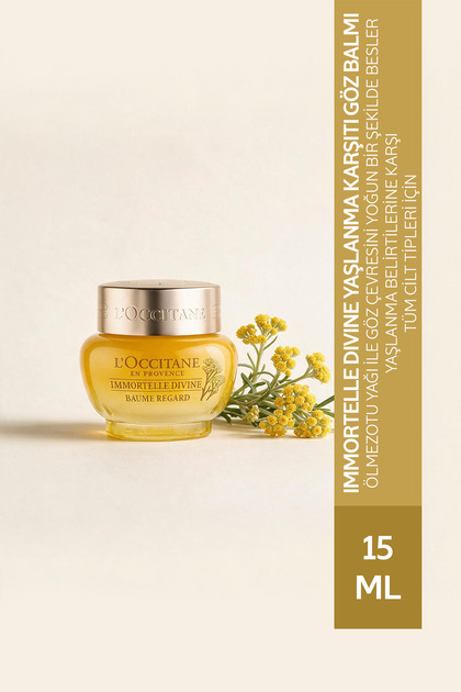 L'Occitane Immortelle Divine Yaşlanma Karşıtı Göz Balmı, Ölmezotu