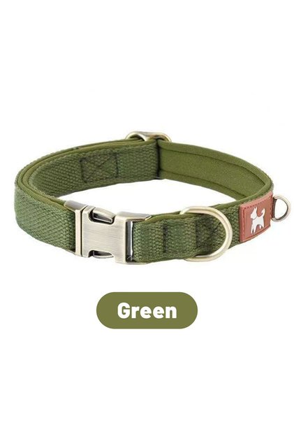 L army green DC001-dog collars and pet neckbands, suitable for small, medium, and large dogs, perfec