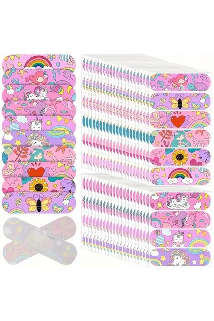 50PCS 20PCS 50pcs/set Cartoon Kawaii Girls Horse Prints Band Aid Skin Dressing Tape Patch Strips Adh