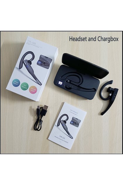 Headset and Chargbox Wireless Bluetooth Headphones With Microphon Earphone ENC Noise Cancelling Hand