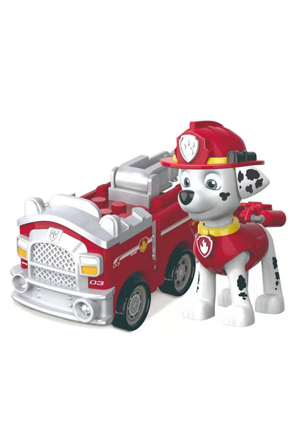 02 Genuine Paw Patrol PVC Cartoon Model Car 4-6cm Ryder Mashall Chase Rubble Skye Puppy Patrol Toys
