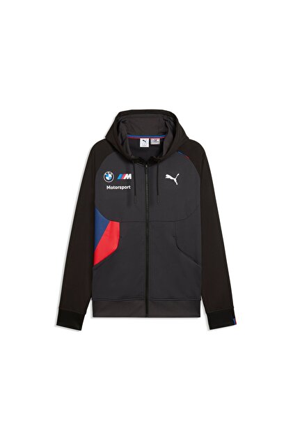 Puma Evostripe Hoodie Dk Erkek Mavi Günlük Stil Sweatshirt