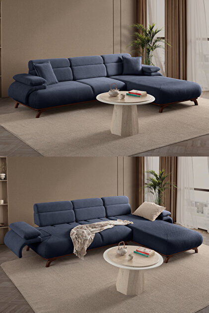Eymense Bonjo Sırt Mekanizmalı Köşe Takımı Ceviz Kasalı Sağ Köşe