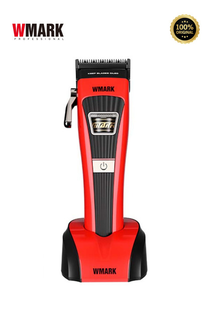 Wmark NG-V1 Kırmızı Profesyonel Saç Kesme Makinesi | 8500 RPM BLDC