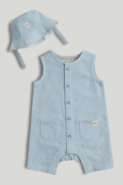 My First Romper and Hat Outfit