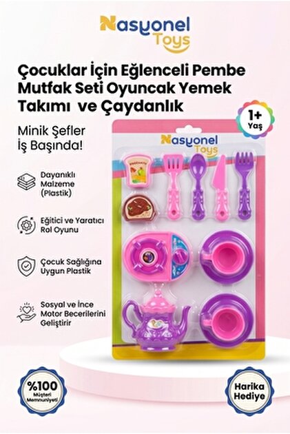 SAZE Işıklı Blender Seti Oyuncak Mutfak Seti Dönen Hazneli 2