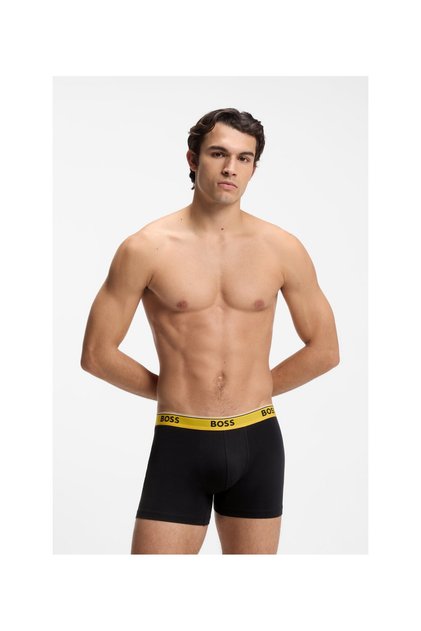 Logo Baskılı Üçlü Paket Boxer