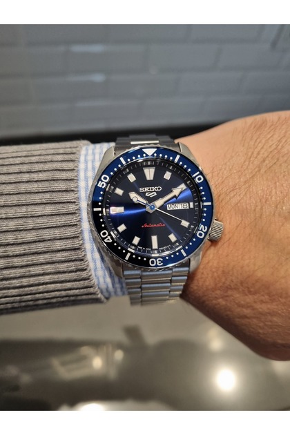 Seiko OTOMATİK (JAPON ÜRETİM ) Lacivert Kadran Çelik Bilezik 10