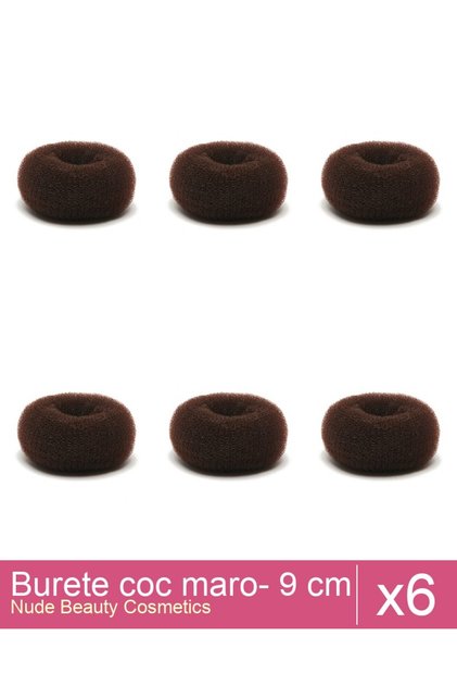 Set 6x Burete coc maro- 9 cm diametru