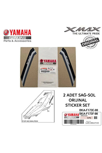 Yamaha Xmax 2023 2025 Karbon Full Tank Pad Set 21 Parça - Fiyatı