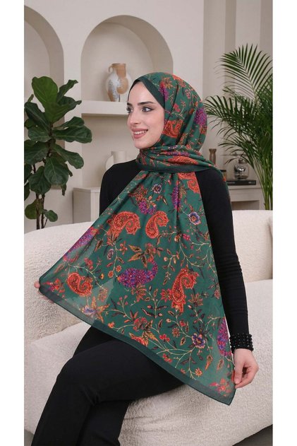 Desenli Soft Şal - 092