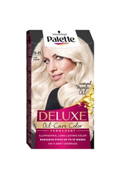 Μόνιμη Βαφή Μαλλιών - Schwarzkopf Deluxe Oil-Care Color Permanent, απόχρωση 11-11 Ultra Titanium