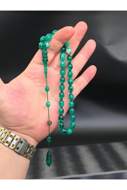 Master Signed Hareli Color Filtered Squeeze Amber Tassel with Rosary System