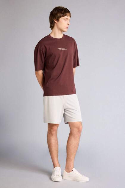Ultra Soft Elastic Waist Detailed Pocketed Shorts G4190Ax26Sm