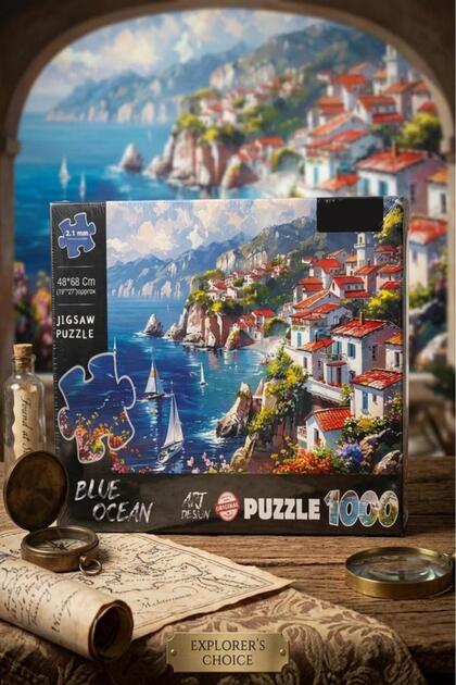 ジグソーパズル RT-6854395900 Tıfıl Toys 1000 Parçalı Blue Ocean Okyanus Manzarası Tasarımlı