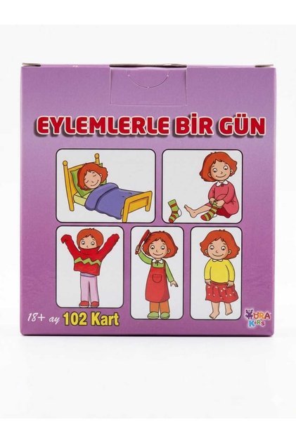 A Day of Actions Speaking Cards - 102 Card Set for Preschool Educational Language and Speaking Development