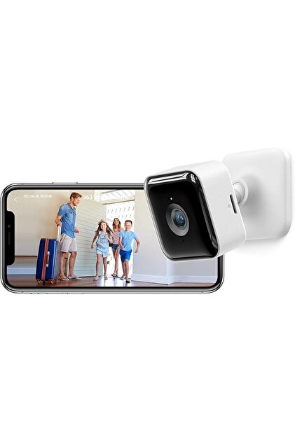 Cameră de supraveghere WiFi de interior C2 1080P, Monitor bebeluși, Urmărire mișcare/sunet, Viziune nocturnă, Audio bidirecțional
