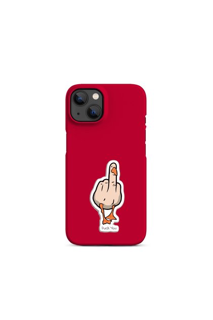Duck You Designed Phone Case Compatible with iPhone 13-14