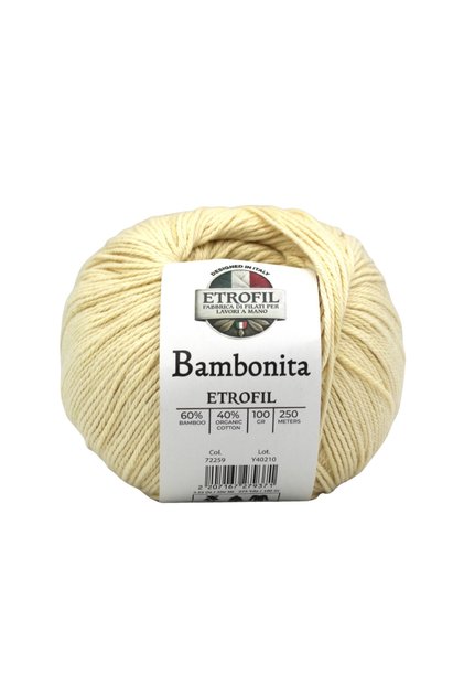 Bambonita Knitting Yarn Lime Green 60% Bamboo 40% Organic Cotton 100g 250m (72259)