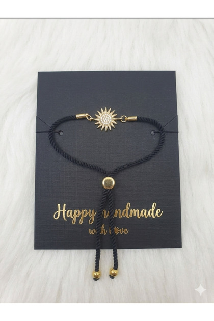 Zircon Sunstone Adjustable Bracelet/Birthday Gift/Fits Any Wrist/Graduation Gift/Carnival Gift/Jewelry/Accessory/Stone Jewelry/Gift