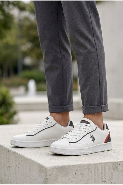 Comfortable Sole Flat Skin Casual Men's Sneaker Sports Shoes