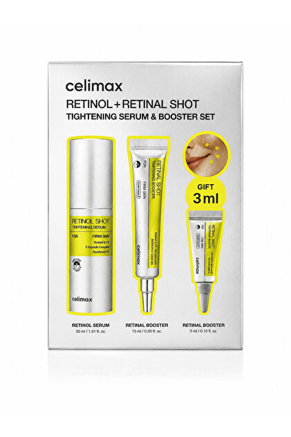 Celimax RETINOL + RETINAL SHOT TIGHTENING SERUM & BOOSTER SET (30
