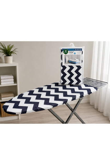 Husa pentru masa călcat - Model Zig-zag alb/negru 140x50 cm
