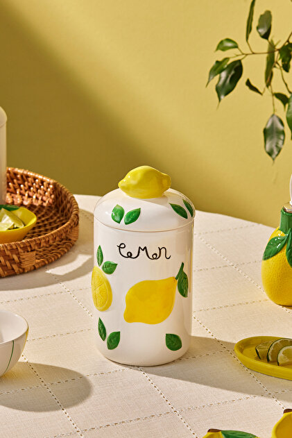 citrus 購入特典セット Karaca Lemon Limon Desenli Saklama Kabı 850 ml - Fiyatı, Yorumları