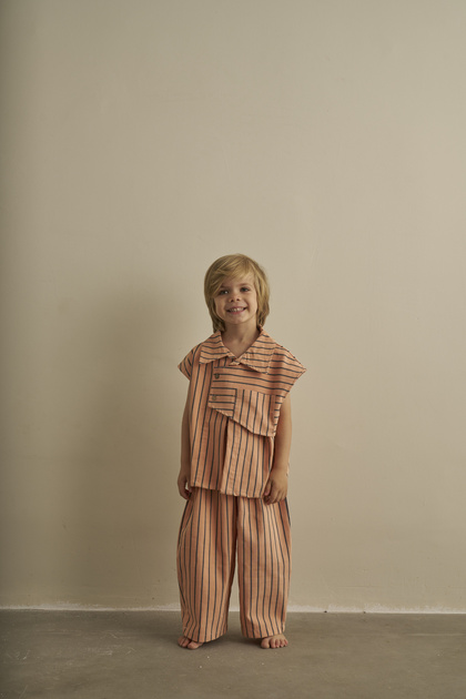 Oh La La Koala For Little Ones Sunset Navy Gabardin Pantolonlu