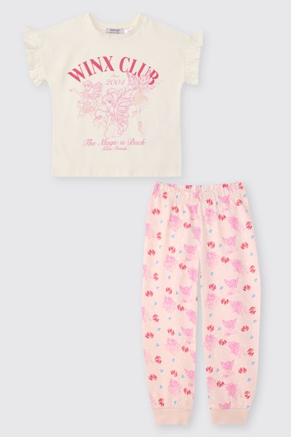 Winx Club Girls Pink Pajama Set