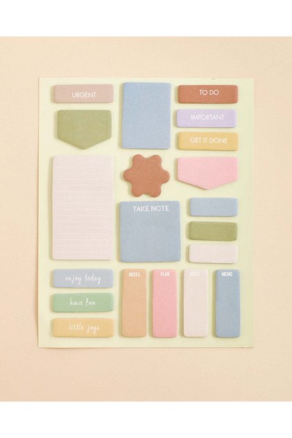 Assorted Sticky Notes 20 Piece Set