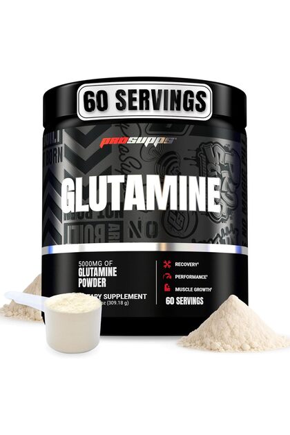 Glutamine 300 Amino Acid, Muscle Recovery, Protein Building Block, Immune Support - 60 Servings