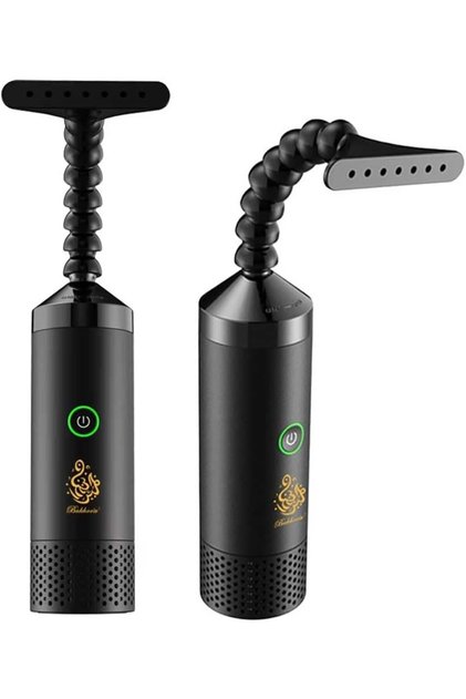 Portable Electric Bakhoor Burner, 360° Adjustable Electric Mabkhara, Oud & Incense Holder for Clothes Perfuming and Home Fragrance, Rechargeable Aroma Diffuser