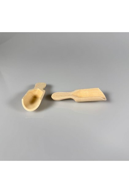 Sapli Bamboo Wood Scale - 5 ml - Wooden Spoon with Handle for Measuring - Powder Scale - Chemical Scale - Sugar Powder Spoon - Used for Salt, Pepper, Thyme, Spice Spoon Etc. 6 Pieces