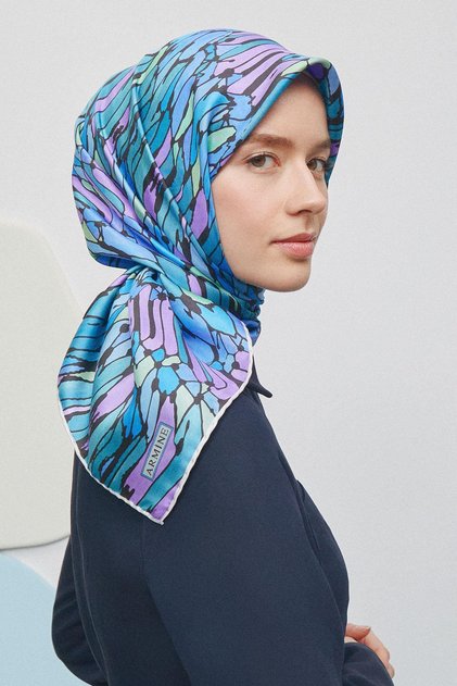 Silk Scarf 2025 Spring-Summer - 9335D-35 - Sura