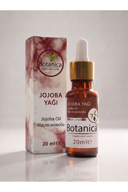 100% Pure Cold-Pressed Jojoba Oil 20 ml – Sebum Balancing and Anti-Pore Moisturizer for Skin, Hair Care Oil