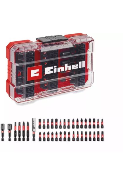 Set de 39 de biti de impact M-CASE, biti de 25 mm, biti de 50 mm, prize hexagonale, suport p