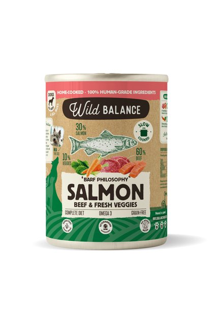 Balance BARF Philosophy Salmon With Beef & Fresh Veggies Wet Dog Food 400G