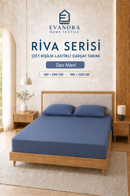 Home Riva Series Elastic Sheet Set 160X200 / 180X200