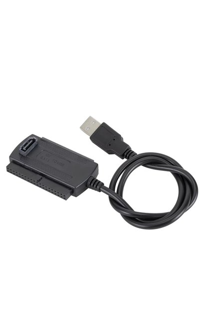 Single cable only IDE SATA to USB 2.0 Adapter Cable 3 In 1 Hard Drive Reader for 2.5/3.5 Inch SATA I