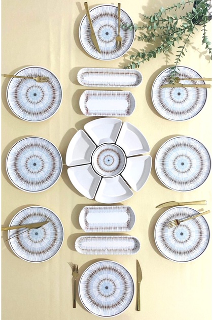 Focus Nova Model 8-Person 19-Piece Breakfast Set