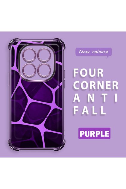 Redmi Note 14 Pro 4g Compatible Transparent Back Four Corners Reinforced Impact Protection Silicone Case